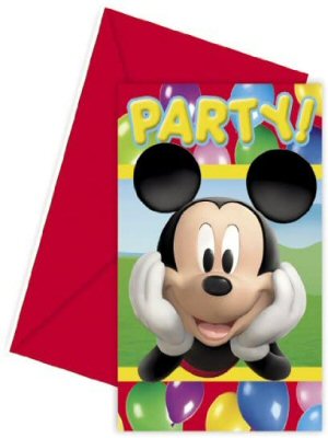 Mickey Mouse Clubhouse Party Time Invitations