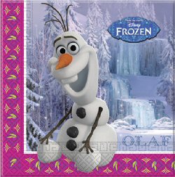 Frozen Party Olaf Napkins