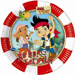 Jake and the Neverlands Pirates Yo Ho Paper Plate 20cm