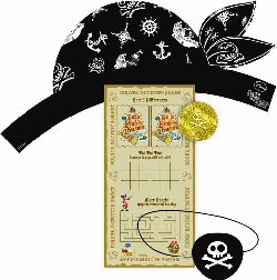 Disney Games Jake Yo Ho Pirate Treasure Hunting kit