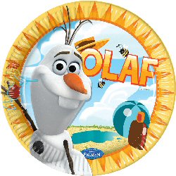 Disney Frozen 23cm Olaf Paper Party Plate