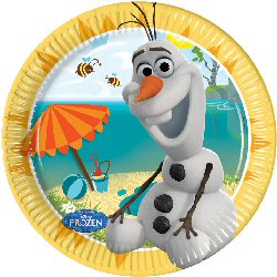 Disney Frozen 20cm Olaf Paper Party Plate