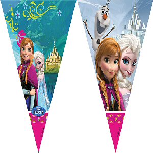 Frozen Party Plastic Flag Bunting