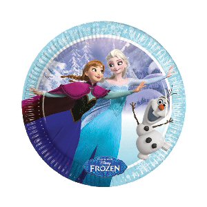 Frozen Ice Skating Party Plates