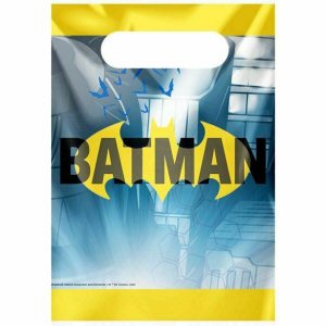 Batman birthday party loot bags