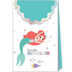 Ariel The Little Mermaid Party Paper Loot Bags