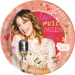 Disney Violetta Music Passion party plates 23cm  packet of 8