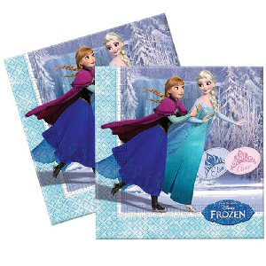 Frozen Ice Skating Party Napkins