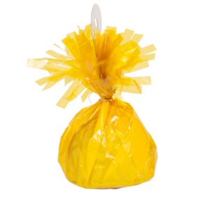 Yellow Foil Balloon Weight