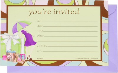 Parenthood Baby Shower Party Invitations