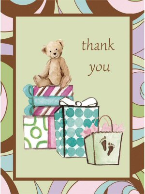 Parenthood Baby Shower Party Thank You Cards