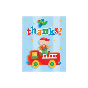 Fun At One Boy Party Thank You Cards