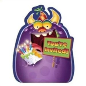 Monster Mania Party Invitations