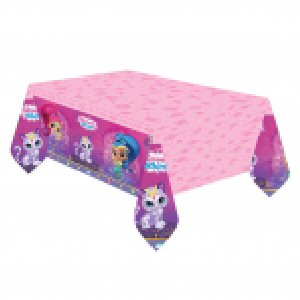 Shimmer and Shine Pink Plastic Tablecover