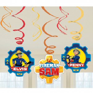 Fireman Sam Swirl Decorations
