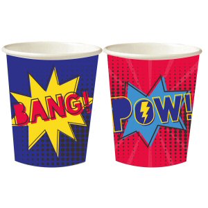 Superhero Mixed Paper Cups