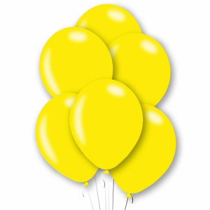 Yellow Helium Quality Latex Balloons