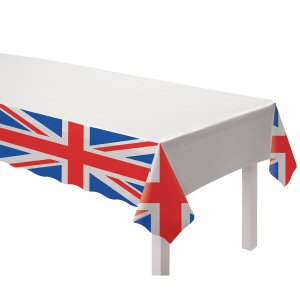 Red White and Blue GB Flag Paper Tablecover