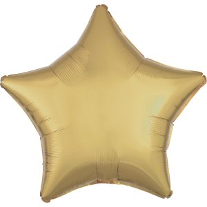 Champagne Gold Star Foil Balloon