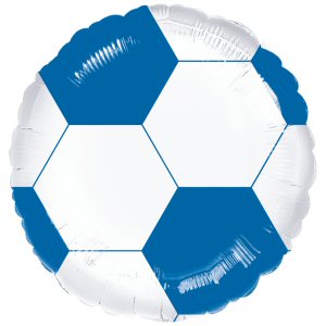 Football Party Blue Standard Foil Balloon