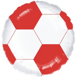Football Party Red Standard Foil Balloon