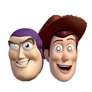 Toy Story card masks