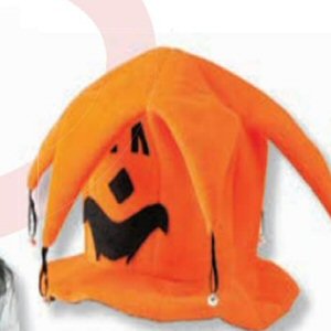 Adult Pumpkin Jester Hat