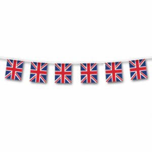 Great Britain Union Jack Flag Heavy Duty Plastic Bunting 25m
