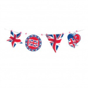 Great Britain Make Your-Own Cut out Banner