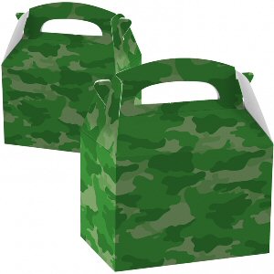 Favours Party Boxes Camouflage