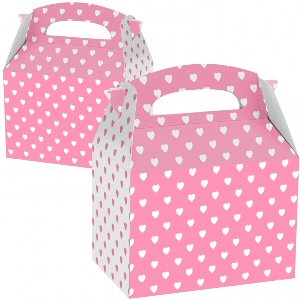 Favours Party Boxes Pink and White Hearts