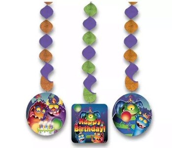 Monster Mania Party Dangling Cutouts