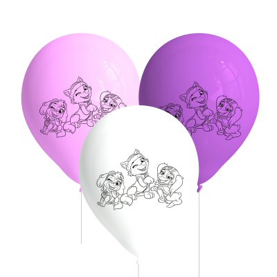 Skye Paw Patrol Party Latex Balloons