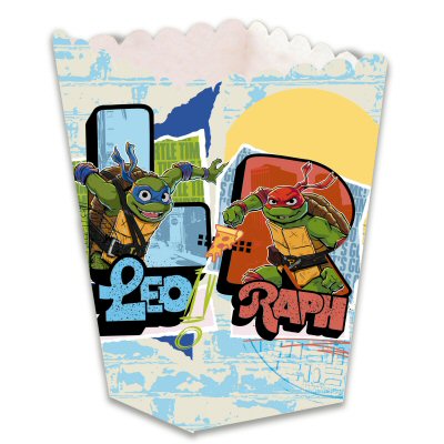 Turtles Party Popcorn Party Boxes