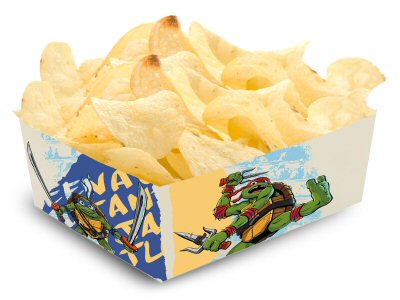 Turtles Party Cardboard Snack Trays