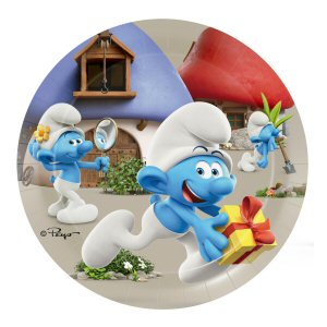 Smurfs Party 18cm Paper Plates