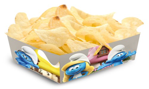 Smurfs Party Cardboard Snack Trays