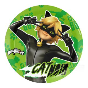 Cat Noir Party 18cm Paper Plates