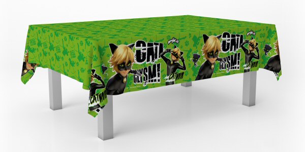 Cat Noir Party Plastic Tablecover