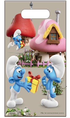 Smurfs Party Loot Bags with Handles