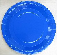 Blue party plates 23cm 