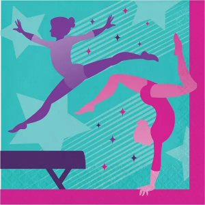 Gymnastics Party Napkins