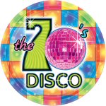 Disco 70s Disco 26cm Party Plates 