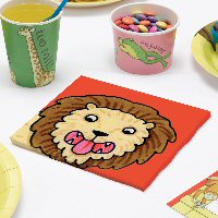 Dear Zoo Paper Party napkins