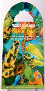 PARTY FAVOUR BAGS FROG & LIZARDS