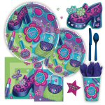 Glamour Girl Party Prismatic Plates 9
