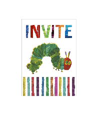 The Very Hungry Caterpillar party invites