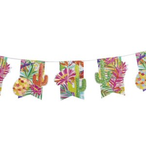 Hot Summer Iridescent Foiled Paper Bunting