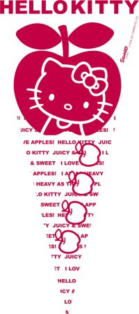 Hello Kitty Party cone loot bags Apple