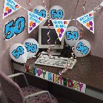 PARTY & DECORATING KITS HAPPY BIRTHDAY 50